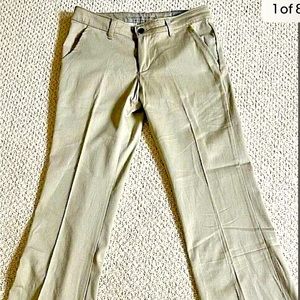 Dickies brand Women’s Size 4 Boot Cut slim fit stretch twill khakis